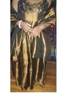 Bronze Evening formal  Gown